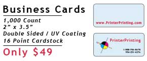 Online Business Card Printing Special